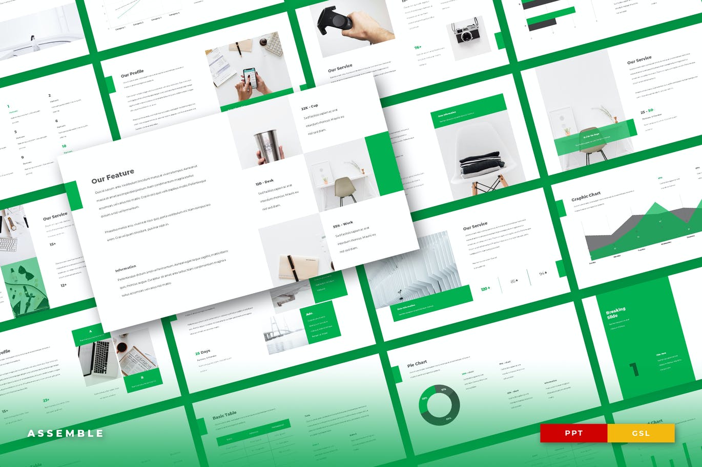 时尚现代服装PowerPoint演示模板 Nocturn Modern PowerPoint Presentation Template ...