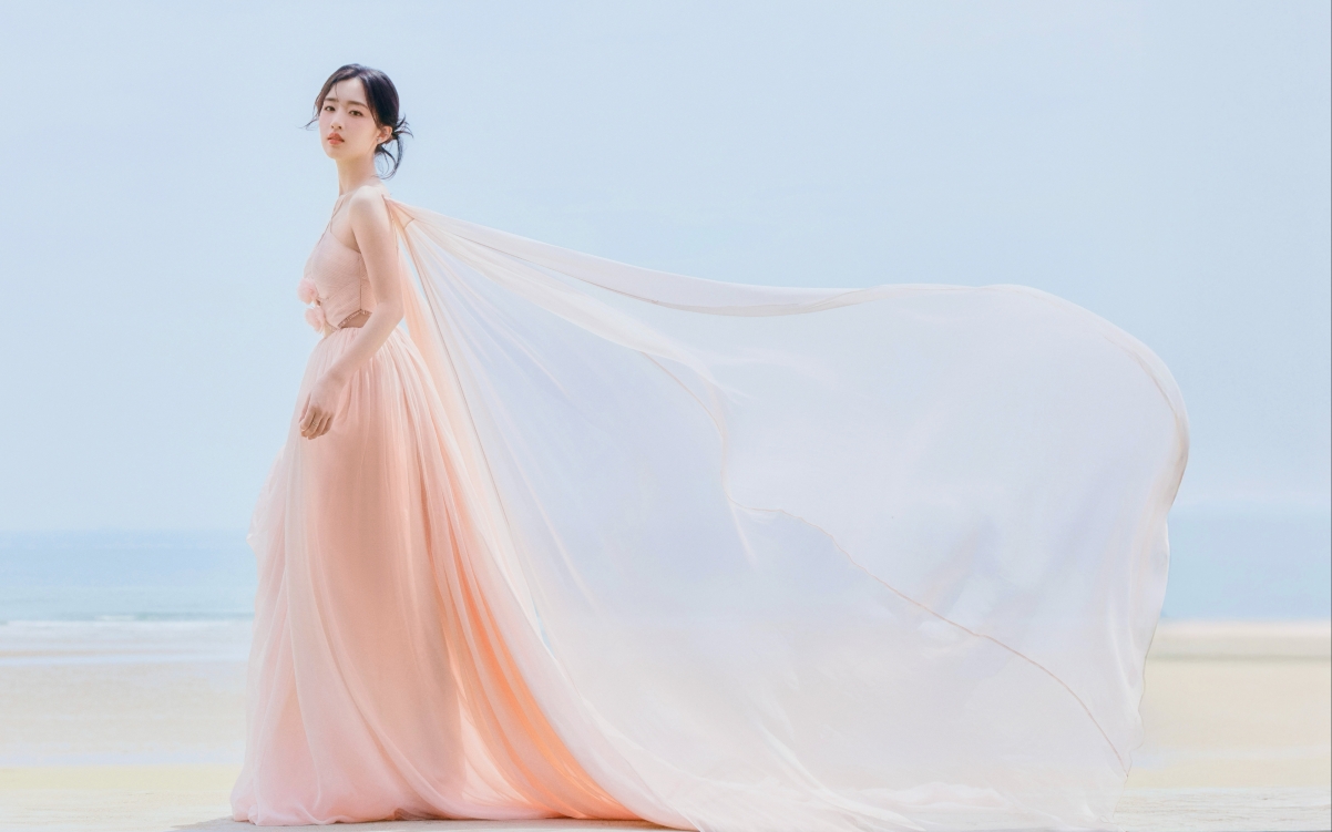 邓恩熙 长裙子唯美美女 4K壁纸